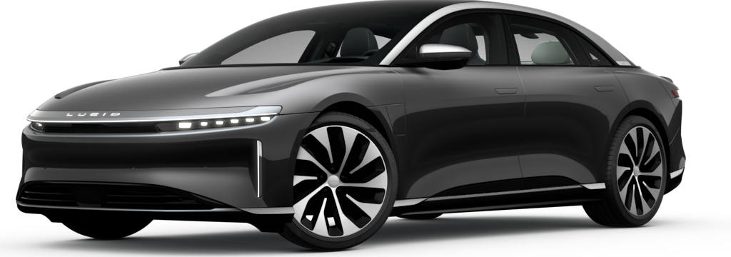 gray lucid car